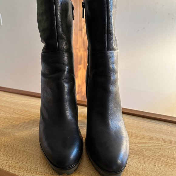 BLACK ALDO BOOTS SIZE WOMEN'S 9 - Picture 3 of 7